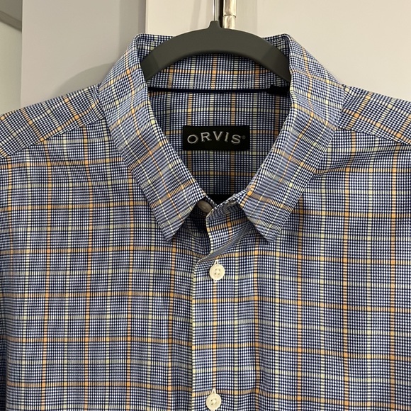 NWOT, XL, Orvis, Button Down Plaid Shirt - Picture 2 of 3